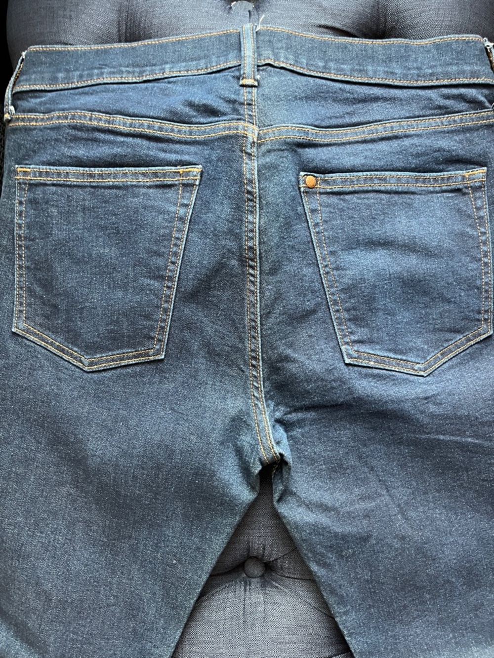 H&M Men’s Slim Straight Dark Blue Denim Jeans 34x32